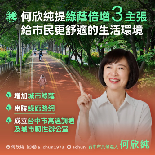 綠蔭倍增3主張