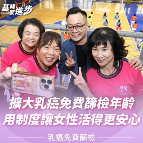 擴大乳癌免費篩檢年齡 用制度讓女性活得更安心