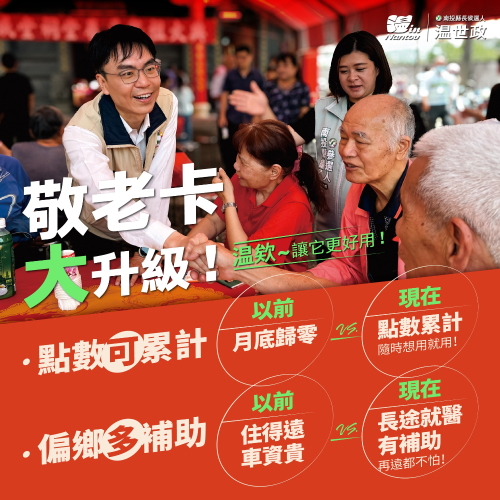 敬老卡大升級